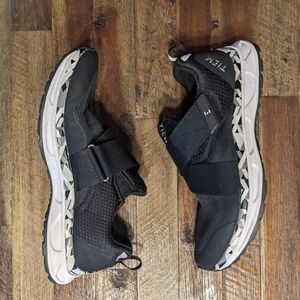 W Tiem 7.5 Black/Geometric Indoor Cycle Shoes